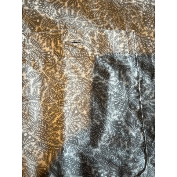 Patagonia Organic Cotton Men's Short Sleeve Button‎ Down Shirt Floral Pattern - Picture 3 of 8